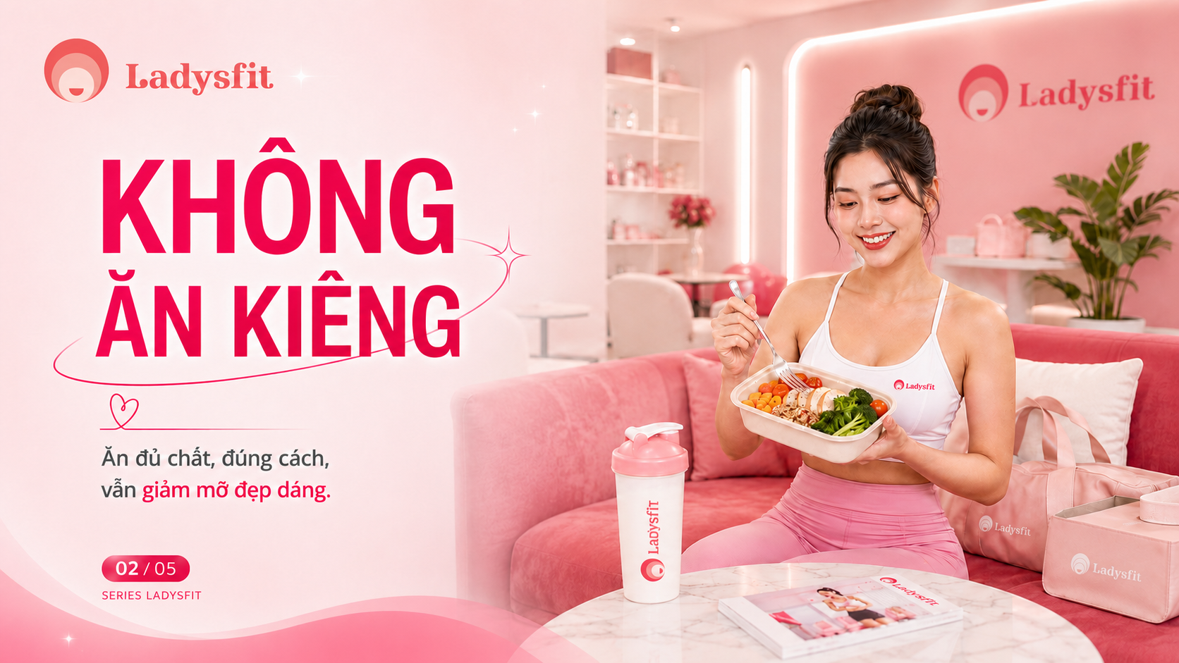 Không gian gym dành cho nữ Ladysfit